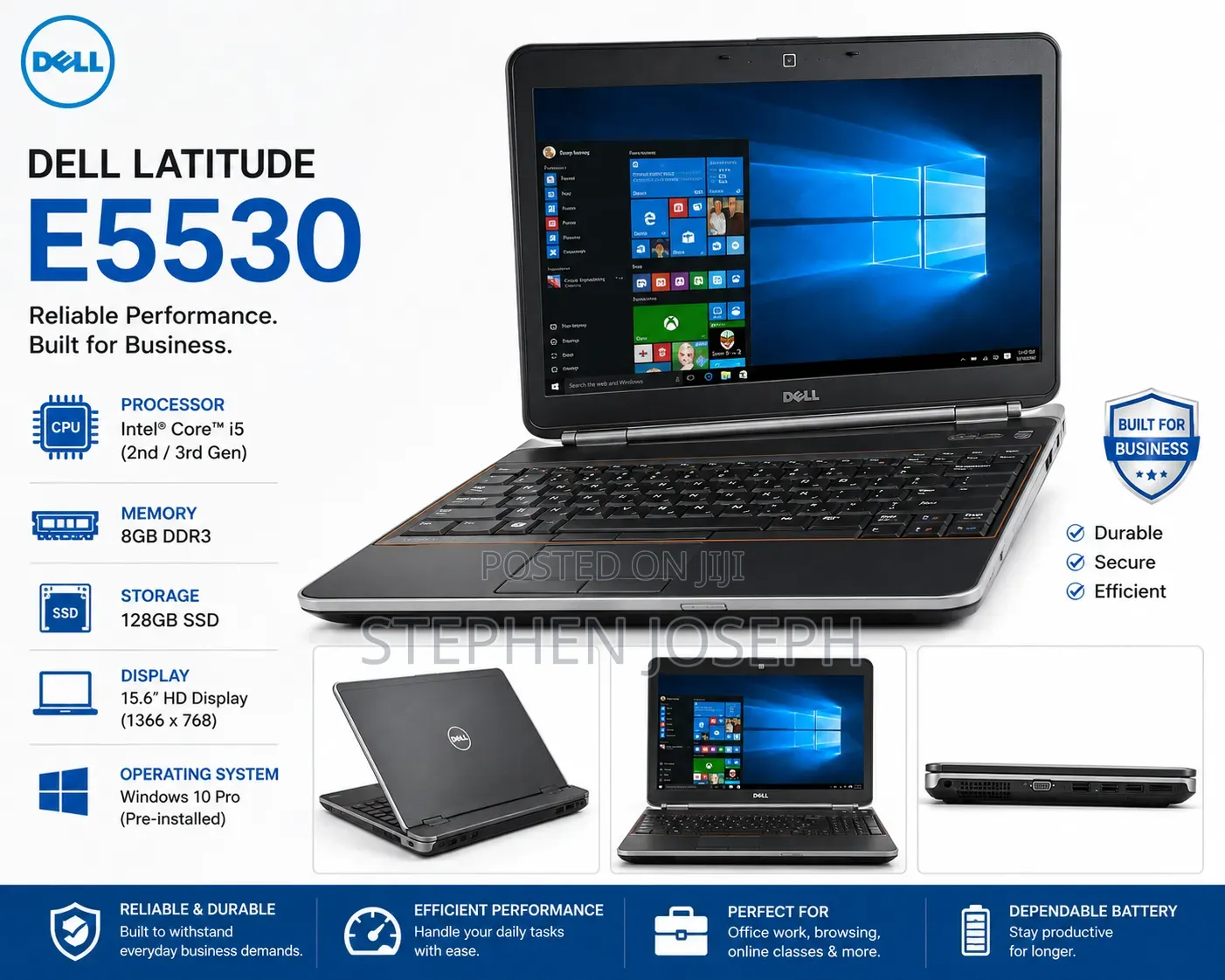 Laptop Dell Latitude E5530 8GB Intel Core i5 SSD 128GB