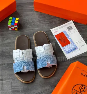 Luxury Designer Leather Slippers for Men – Premium Quality