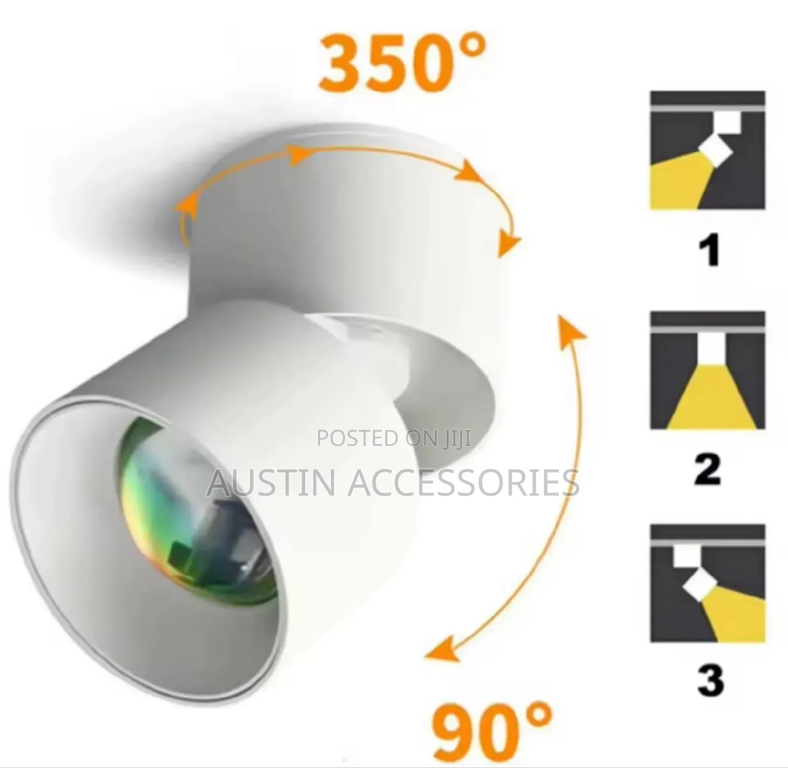 Surface Mounted Adjustable 180 Degree Sunset Lamp Projection