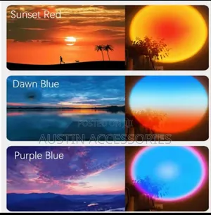Surface Mounted Adjustable 180 Degree Sunset Lamp Projection