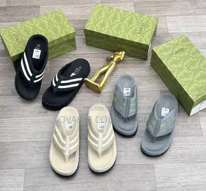 Gucci X-Stripe Casual Cushion Slides