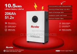 10kwh 51.2v Hzsolar Hybrid Lithium Battery