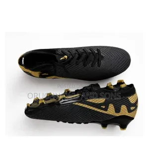 Premium Phantom Football Boots – Black Gold Edition