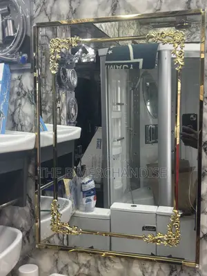 Decorative Gold-Finished Wall Mirror