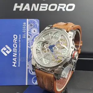 HANBORO Automatic Skeleton Watch