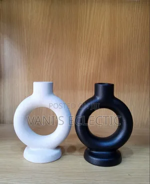 Mini Ceramic Donut Vases