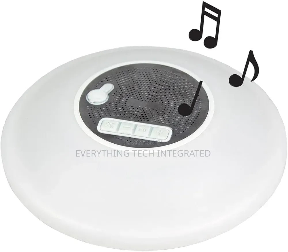 Poolmaster 54504 Portable Floating Waterproof Multi-Light Speaker