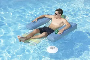 Poolmaster 54504 Portable Floating Waterproof Multi-Light Speaker