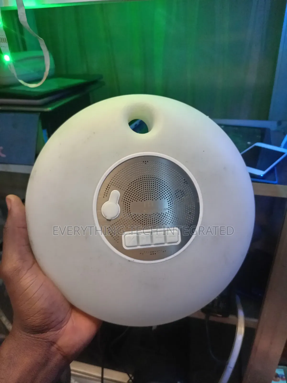 Poolmaster 54504 Portable Floating Waterproof Multi-Light Speaker