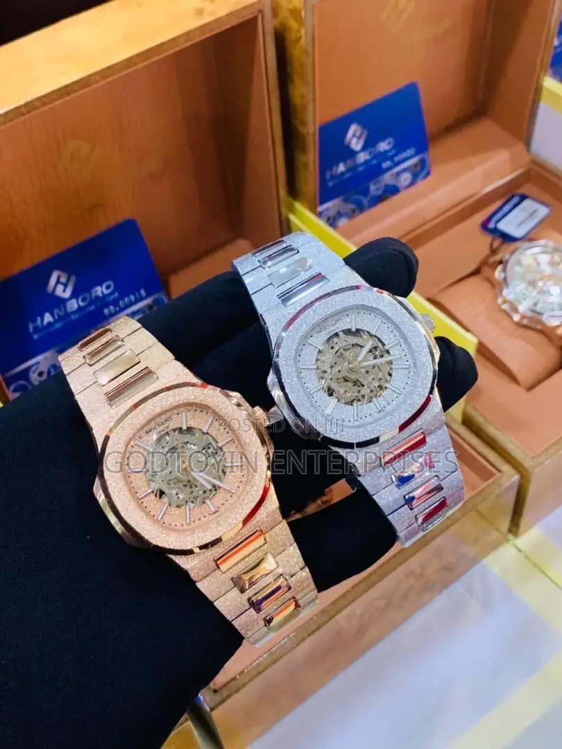 HANBORO Automatic Skeleton Watches - The “ICED” Version.