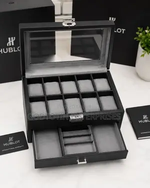 Hublot 10-Slot Watch Box + Jewelry Drawer