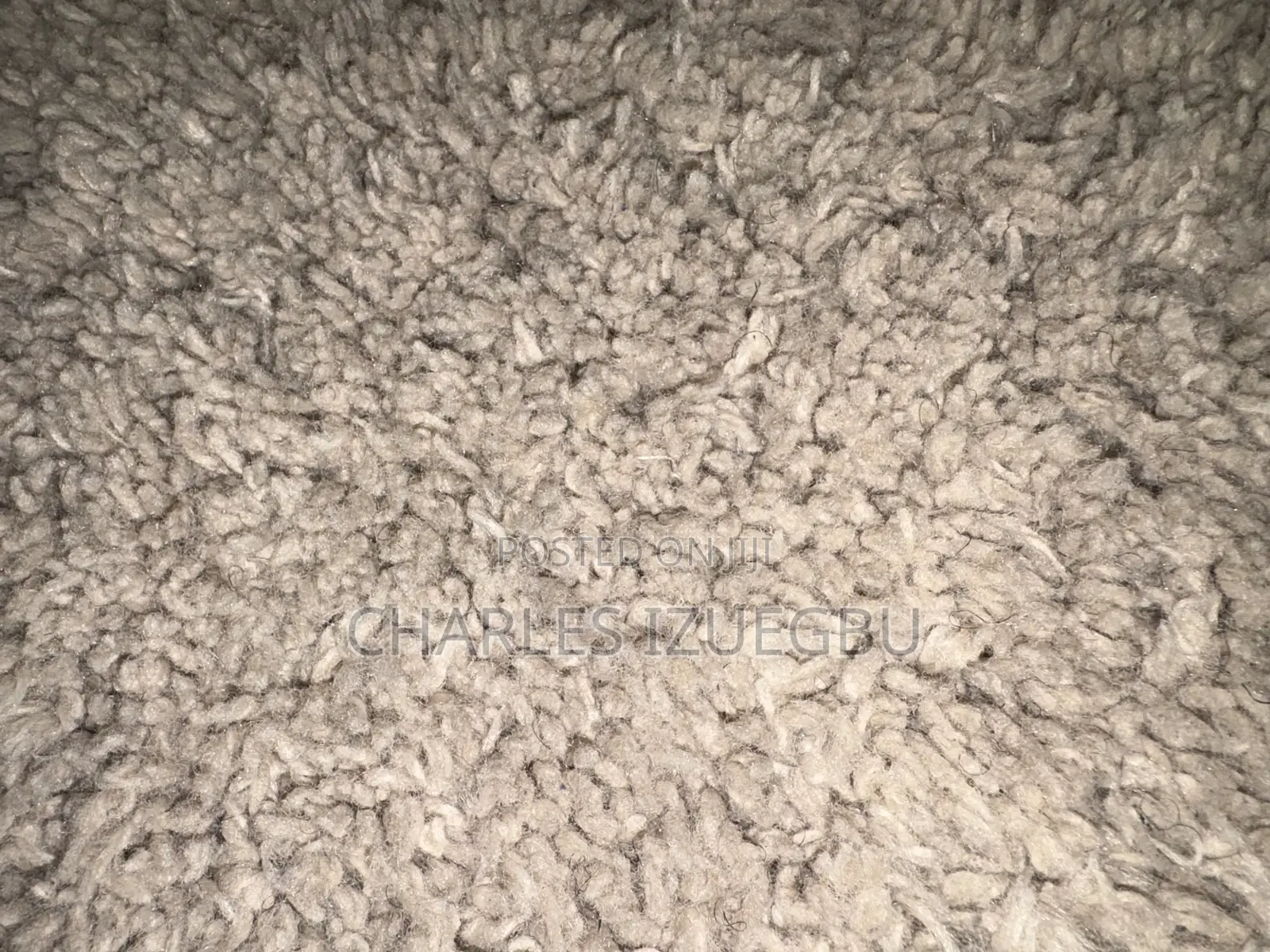 Fluffy White Fur Rug