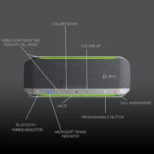 Global Teck Worldwide Poly Sync 40 Bluetooth Speakerphone USB-A