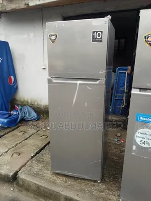 Brand New Scanfrost Double Door Inverter Refrigerator
