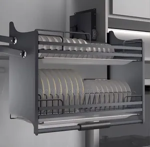 Pull Down Plate Rack