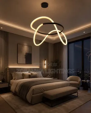 New Balcony Ceiling Chandelier Modern LED Simple Lustre Chandelier