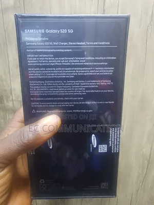 New Samsung Galaxy S20 5G Uw 128 GB Blue