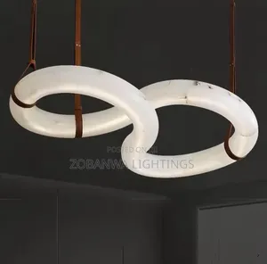 Natural Marble Light Luxury Living Room Chandelier