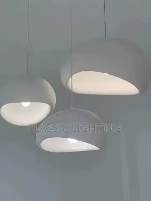 Wabi Sabi Cream Cloud Hanging Lamp for Minimalist Dining Room Bar