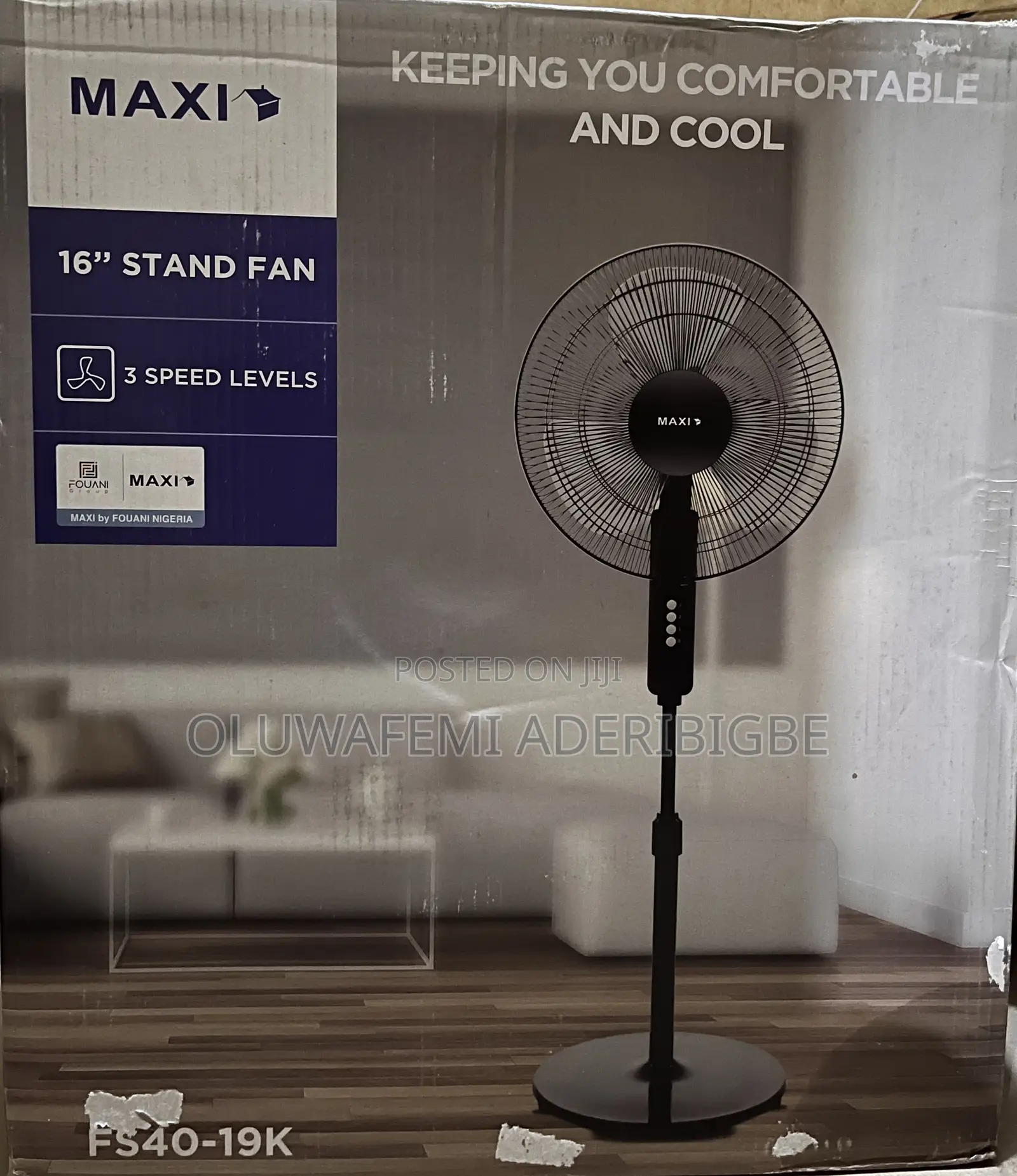 16” Maxi Electrical Stand Fan