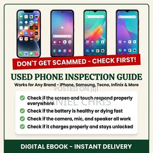 iPhone, Samsung,Tecno, Infinix Phone Inspection Guide (Ebook)