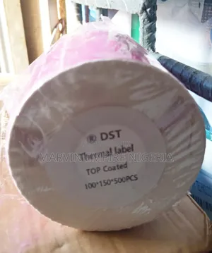 Pink Stickers 100 by 150mm With 500 Labels