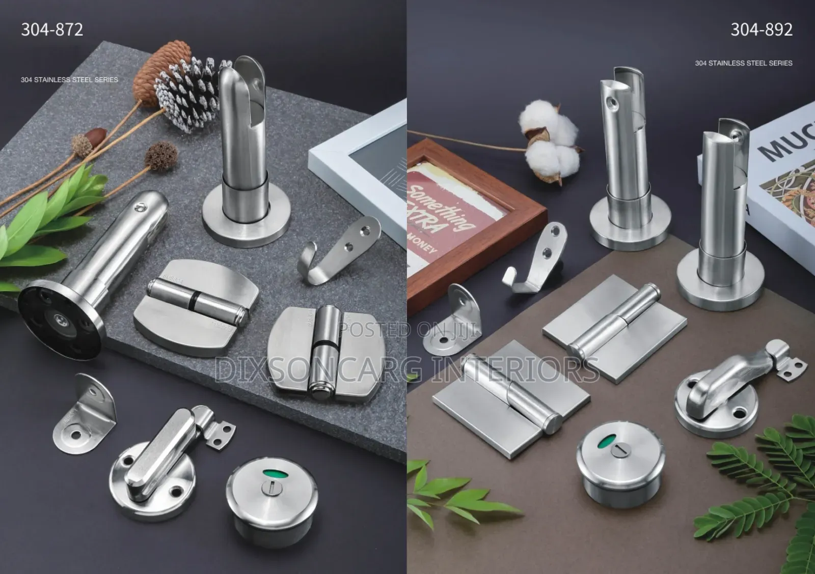 HPL Toilet Cubicle Accessories Set