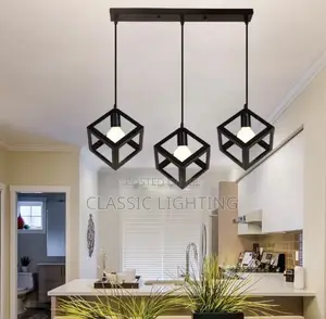 Pendant Lamp Iron Ceiling Lighting Restaurant Kitchen Chandelier
