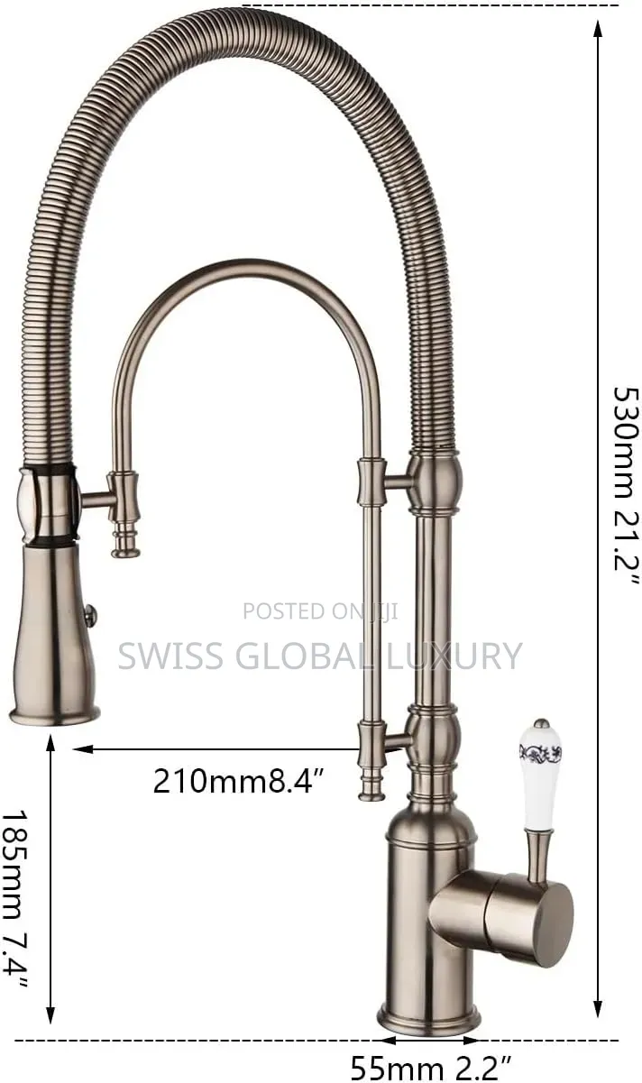 High Grade Kitchen Pull Down Mixer Tap