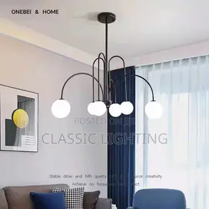 Nordic Minimalist Living Room Dining Room Bedroom Chandelier Lights