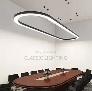 Modern Oval LED Chandelier Round Circular Ceiling Chandelier