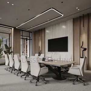 Modern Oval LED Chandelier Round Circular Ceiling Chandelier