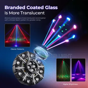 8 Arms Moving Head Shutter Light
