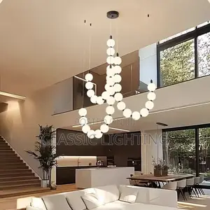 Nordic Light Luxury Simple Acrylic Magic Bean Bubble Lamp Bedroom Lamp