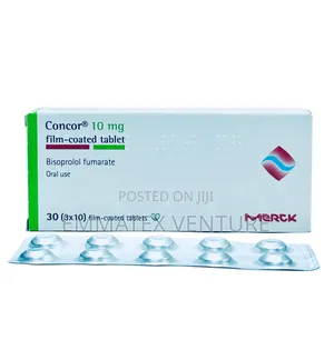 Concor 10mg Tablet (Bisoprolol) X30