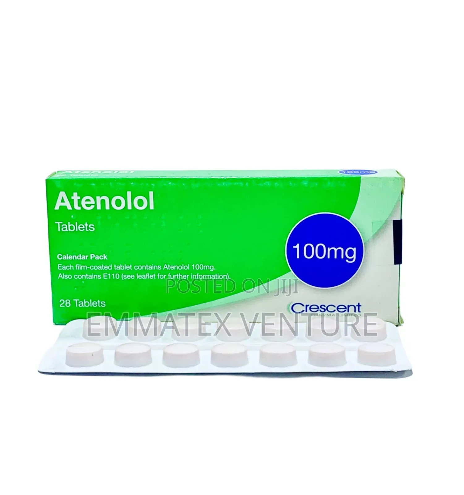 Crescent Atenolol 100mg Tablet X28