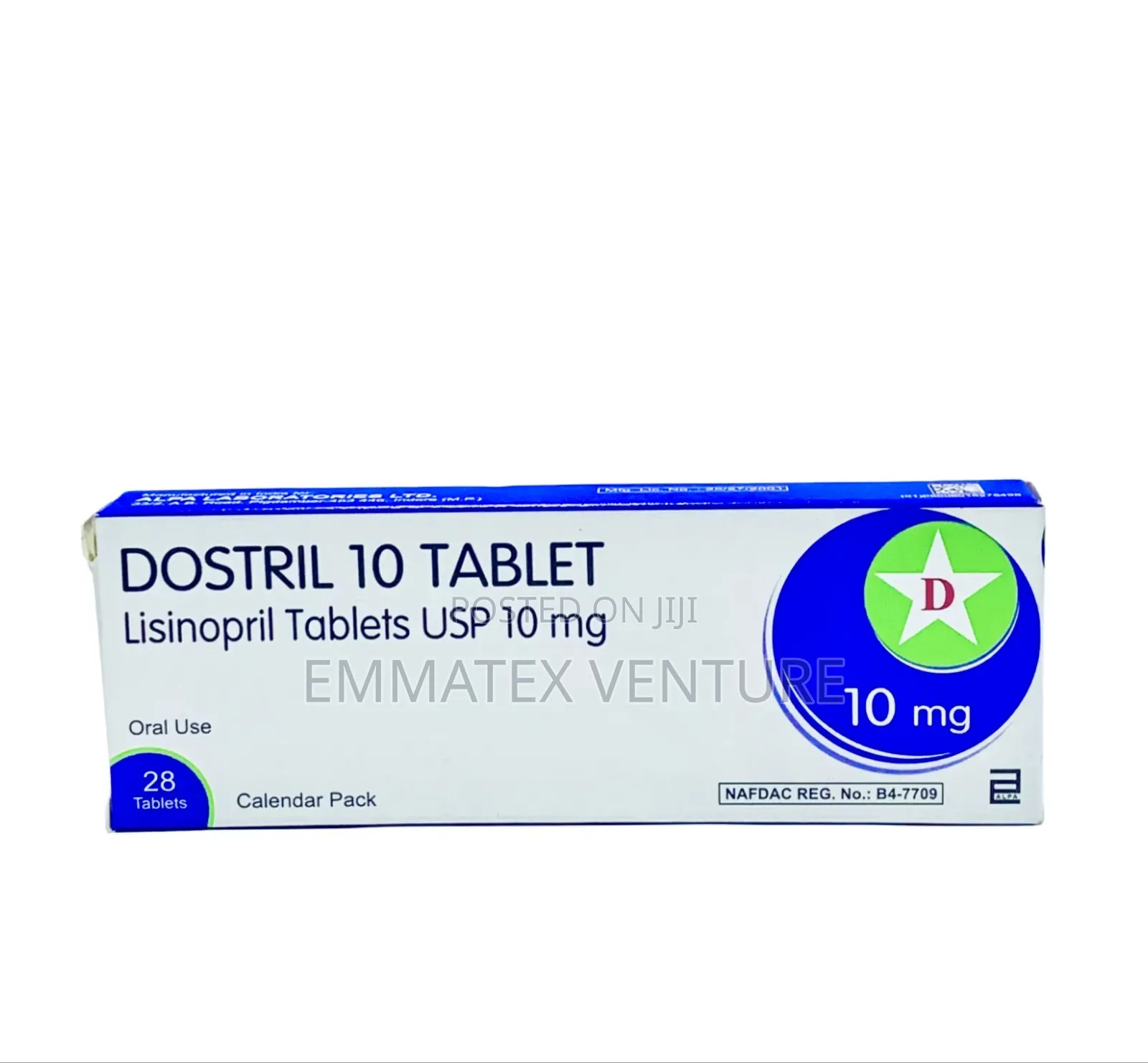 Dostril Lisinopril 10mg Tablet X28