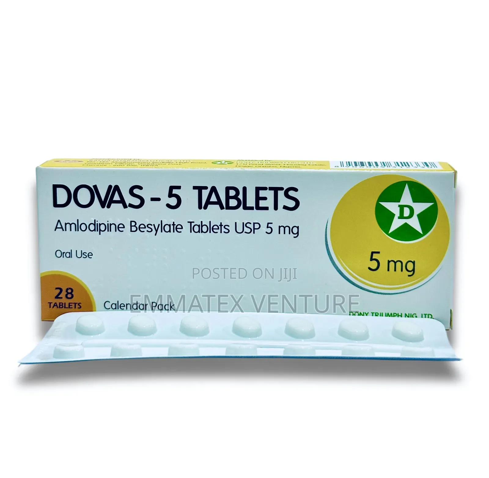 Dovas 5mg Tablet