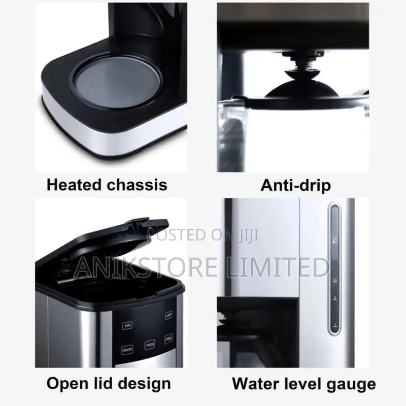 Sonifer 1.8L Programmable Drip Coffee Maker SF-3556