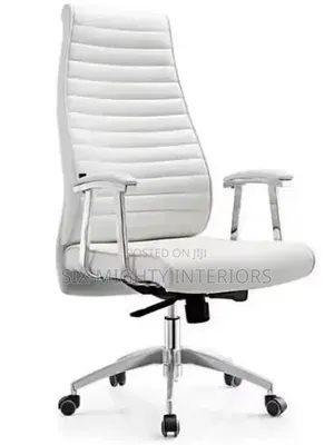 Modern Executive CEO Office Chair - WHITE
