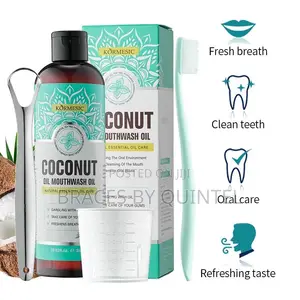 Kormesic Coconut Oil Mouthwash - Natural Essential Oil Ora