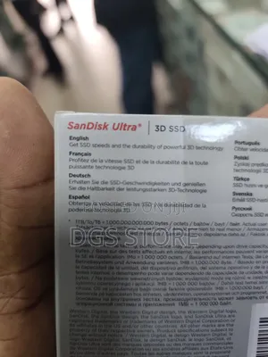 SanDisk Ultra 3D SSD 2tb Internal SATA LLL 2.5"