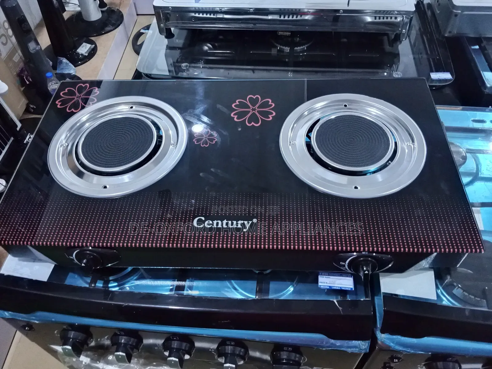 Century Glass Table Gas