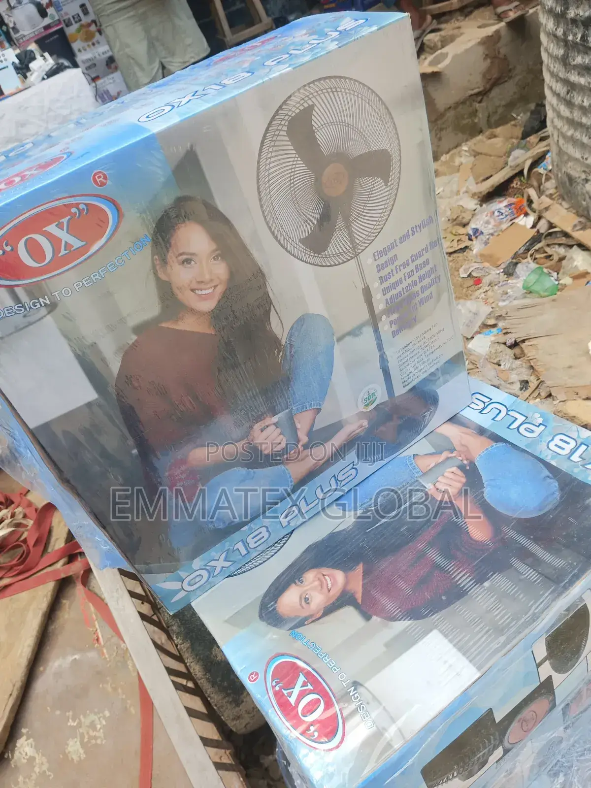 Stand Fan 18 Inch Ox Original
