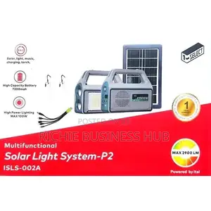 Itel Portable LED Solar Lighting System 3 Led Bulbs, Panel and Charg