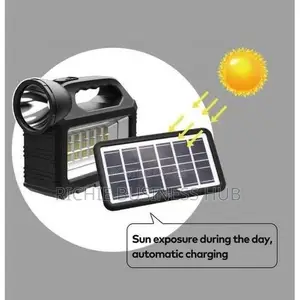 Itel Portable LED Solar Lighting System 3 Led Bulbs, Panel and Charg