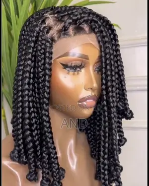 Neat Handmade Braided Wig(custom Front Lace)