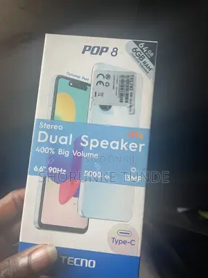 Tecno Pop 8 64 GB Graphite