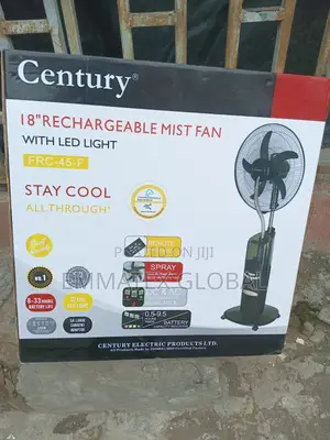 18" Inches Century Mist Fan Rechargeable
