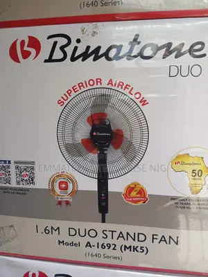 Binatone Fan Stand Fan Model a-1692 MKS